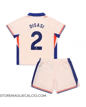 Chelsea Axel Disasi #2 Maglia Gara Trasferta Repliche 2024-25 Bambino Maniche Corte